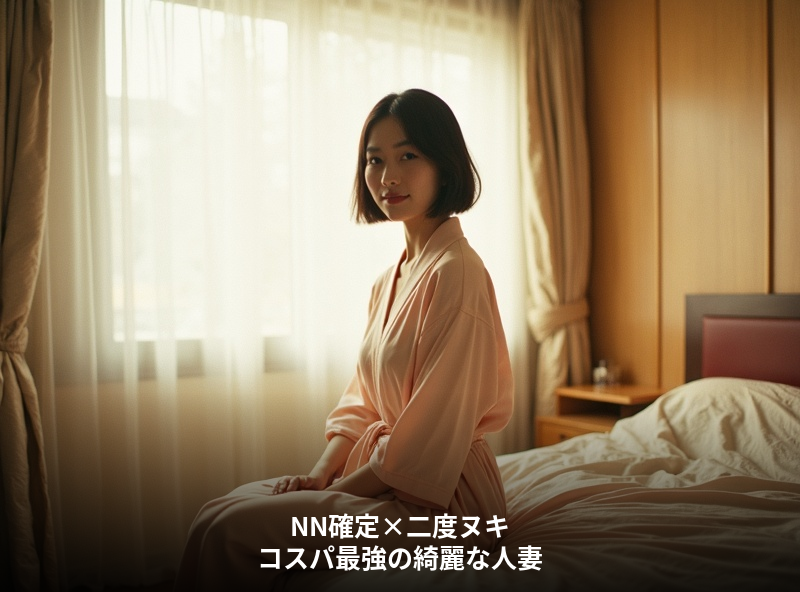 【名古屋人妻ヘルス】30代前半の綺麗な人妻が50分17000円でNN確定×二度ヌキだった