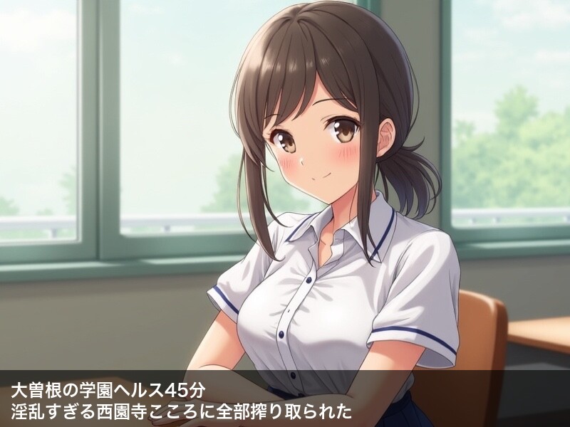 大曽根の学園ヘルス45分 淫乱すぎる西園寺こころに全部搾り取られた