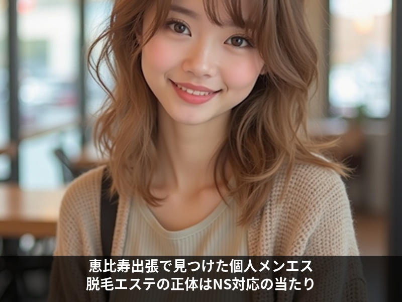 渋谷メンエス・脱毛エステ NS確定体験談